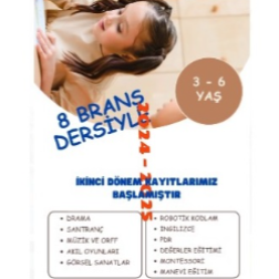 8 Branş Dersiyle İkinci Dönem Kayıtlarımız Başlamıştır