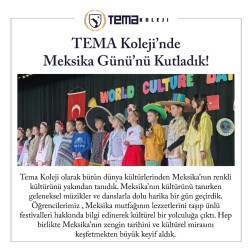 TEMA Koleji'nde Meksika Günü'nü Kutladık!