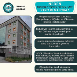 TURKUAZ TEKNOLOJİ KOLEJİNE NEDEN KAYIT OLMALIYIM ?