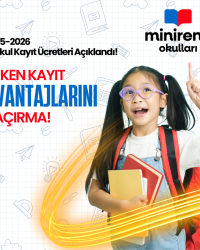 2025/ 2026 İlkokul Erken Kayıt Fiyatlarımız Açıklandı.