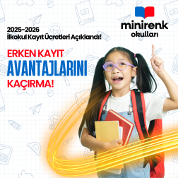 2025/ 2026 İlkokul Erken Kayıt Fiyatlarımız Açıklandı.
