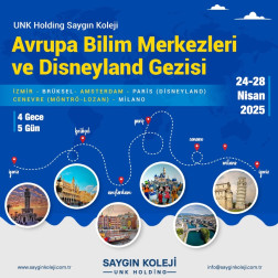 AVRUPA BİLİM MERKEZLERİ VE DİSNEYLAND GEZİSİ.