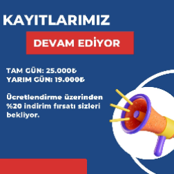 Kayıtlarımız Devam Ediyor