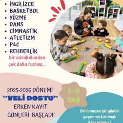 2025-2026 DÖNEMİ VELİ DOSTU ERKEN KAYIT GÜNLERİ BAŞLADI!