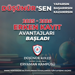 ERKEN KAYIT AVANTAJLARI BAŞLADI!