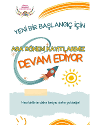 Ara Dönem Kayırlarımız Devam Ediyor!