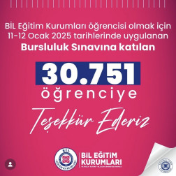 Bursluluk Sınavına Katılan Öğrenci  Sayıları