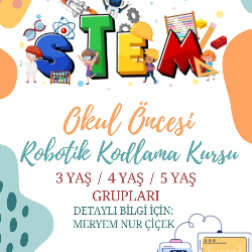 Okul Öncesi Robotik Kodlama Kursu