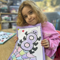 Özel Mavi Güneş Anaokulu'nda 8 Sayısını Keşfetme Etkinliği