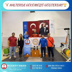 HALTERDE GÜCÜMÜZÜ GÖSTERDİK