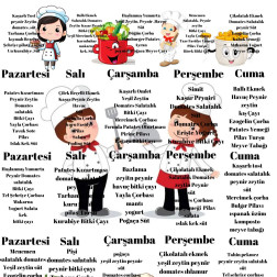 Şubat ayı yemek listemiz