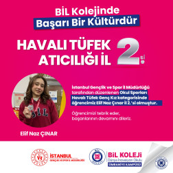 BİL KOLEJİNDE BAŞARI BİR KÜLTÜRDÜR