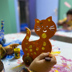 Marangozluk Atölyesinde kendi oyuncaklarımızı tasarladık.