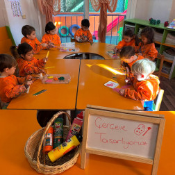 Ahşap Boyama İle Çerçeve Yapıyoruz