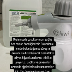 Her Ders Sonrası Dezenfekte Edilen Sınıflarla Güvenli ve Sağlıklı Bir Eğitim Ortamı Sunuyoruz