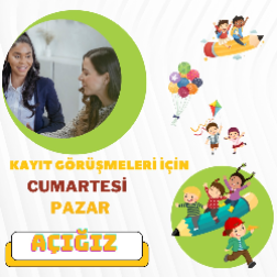 Kayıt Görüşmelerimiz İçin Hafta Sonu Açığız!