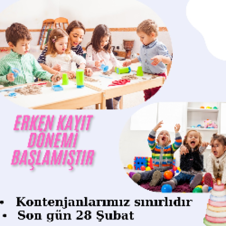 Erken Kayıt Dönemimiz Başlamıştır!