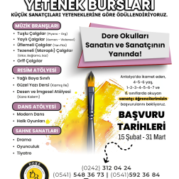DORE OKULLARI YETENEK BURSU