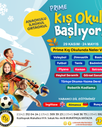 PRIME KIŞ OKULU BAŞLIYOR