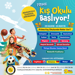 PRIME KIŞ OKULU BAŞLIYOR