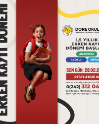 ERKEN KAYIT DÖNEMİ BAŞLADI!