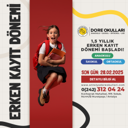 ERKEN KAYIT DÖNEMİ BAŞLADI!