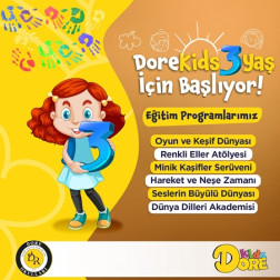 DoreKids 3 Yaş Kayıtları Başlıyor!