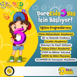 DoreKids 5 Yaş Kayıtları Başlıyor!