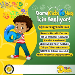 DoreKids 6 Yaş Kayıtları Başlıyor!