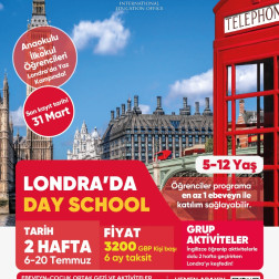 Londra Day School Yaz Okulu programı