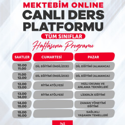 Canlı Dersler Başlıyor!