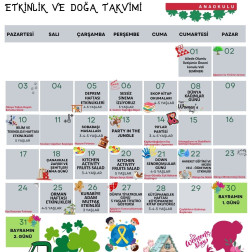 MART AYI ETKİNLİK TAKVİMİMİZ