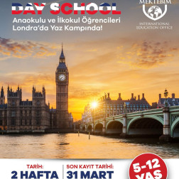 Anaokulu ve İlkokul Öğrencileri Londra'da Yaz Kampında!