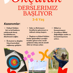 OKÇULUK DERSLERİMİZ BAŞLADI...