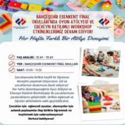 Miniklerimiz İçin Oyun Grubu Bahçeşehir Esenkent Final Okulları’nda!