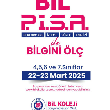 BİL P.İ.S.A. ile BİLGİNİ ÖLÇ!