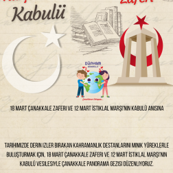 12 MART İSTİKLAL MARŞININ KABULÜ VE 18 MART ÇANAKKALE ZAFERİ ETKİNLİĞİ