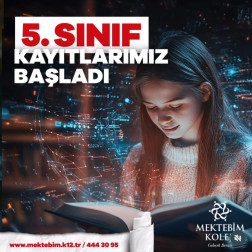 5.Sınıf Erken Kayıt Avantajlarımız Devam Ediyor.
