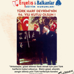 Türk Harf Devrimi Kutlu Olsun!