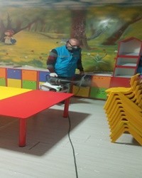 Okulumuz Düzenli Olarak Dezenfekte Edilmektedir.