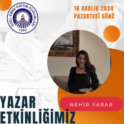 YAZAR ETKİNLİĞİ