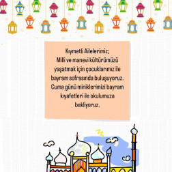 Bayram Etkinliğimiz