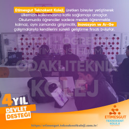 ETİMESGUT TEKNOKENT KOLEJİ SENİ BEKLİYOR