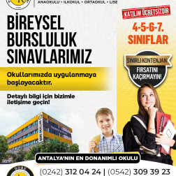 🎓 Dore Okulları Antalya Kampüsü Bireysel Bursluluk Sınavı Başlıyor!