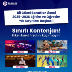 🎨 Bil Güzel Sanatlar Lisesi Erken Kayıt Fırsatı! 🎭