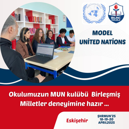 Özel Bilinç Koleji Anadolu Lisemiz MUN Sahnesinde!