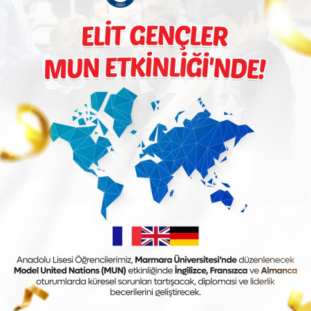 BAHÇELİEVLER ELİT GENÇLER KOLEJİ MUN ETKİNLİĞİNDE!