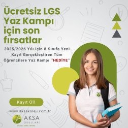 LGS Yaz Kampı Fırsatını Kaçırma