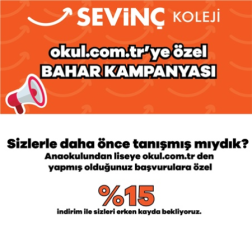 Okul.com.tr'ye Özel Bahar Kampanyası