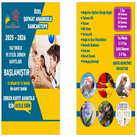 2025 - 2026 Yaz Okulu ve Eylül Dönemi Kayıtlarımız Başladı!